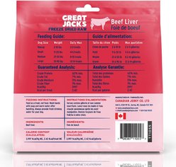 Great Jack's Freeze-Dried Beef Liver Dog Treats, 7-oz bag slide 2 of 7