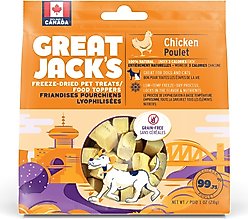 Great Jack's Freeze-Dried Chicken Dog Treats, 1-oz bag