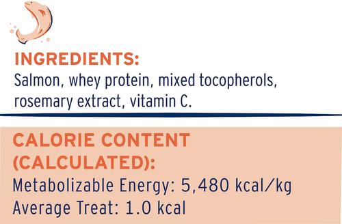 Show full view: Great Jack's Salmon Freeze-Dried Grain-Free Cat Treats, 1-oz bag slide 7 of 8