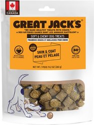 Great Jack's Skin & Coat Grain-Free Dog Treats, 9.2-oz bag