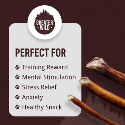 Show full view: Greater Wild 6-in Whole Bully Sticks Dog Treats, 3 count slide 8 of 11