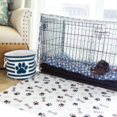 Show full view: Green Lifestyle Printed Reusable Cat & Dog Pee Pads, Blue & White, 30 x 34-in, 2 count slide 8 of 10