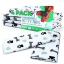 Green Lifestyle Printed Reusable Cat & Dog Pee Pads, Blue & White, 30 x 34-in, 4 count