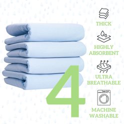 Green Lifestyle Reusable Dog Pee Pads, 30 x 34-in, 4 count slide 2 of 5