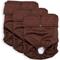Show in main carousel: Green Lifestyle Washable Dog Diapers, 3 count, Dark Brown, Medium: 14.5 to 18.5-in waist slide 1 of 8