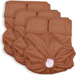 Green Lifestyle Washable Dog Diapers, 3 count, Assorted Colors, Large: 18.5 to 22.5 -in waist