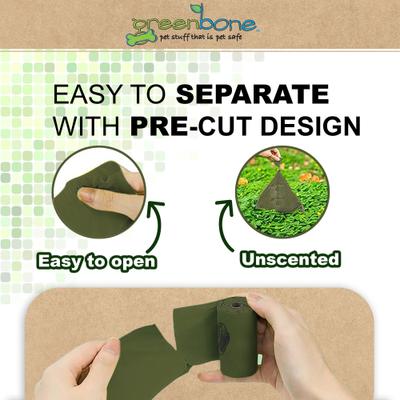 Show full view: Greenbone BioBase Pet Poop Bags, 12 Rolls, 144 Bags slide 5 of 10