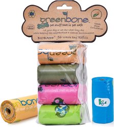 Greenbone BioBase Pet Poop Bags, 8 Rolls, 96 Bags