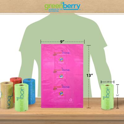 Show full view: Greenbone Jar-O-Refills Dog Poop Bags & Dispenser, 28 Rolls, 336 Refill bags slide 3 of 9