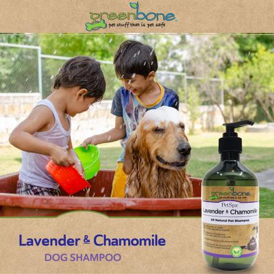 Show full view: Greenbone Pet Spa All-Natural Plant-Based Shampoo, Lavendar & Chamomile, 16.9-fl oz bottle slide 7 of 8