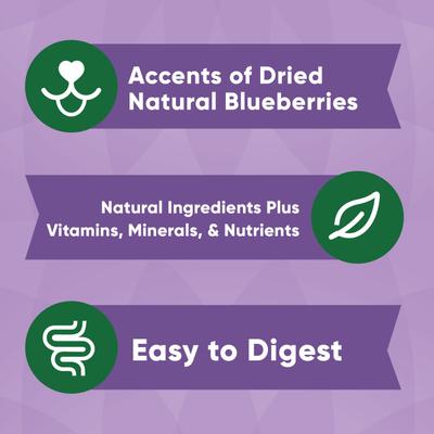 Show full view: Greenies Anytime Bites Blueberry Flavor Soft & Chewy Dog Treats, 24-oz bag, bundle of 2 slide 5 of 11