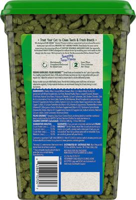 Show full view: Greenies Feline Tempting Tuna Flavor Adult Dental Cat Treats, 42-oz bundle  slide 3 of 12