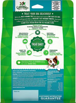 Show full view: Greenies Regular Natural Fresh Mint Dental Dog Treats, 24 count slide 3 of 12