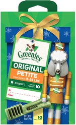 Greenies Original Natural Chicken Petite Holiday Dental Dog Treats, 10 count