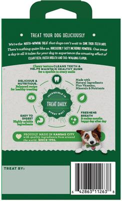 Show full view: Greenies Original Natural Chicken Regular Holiday Dental Dog Treats, 6 count slide 3 of 11