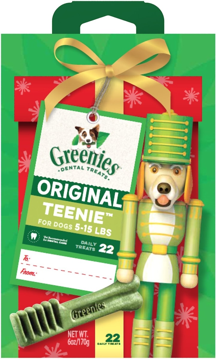 GREENIES Original Natural Chicken Teenie Holiday Dental Dog Treats