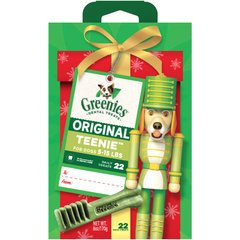 Greenies Original Natural Chicken Teenie Holiday Dental Dog Treats, 22 count