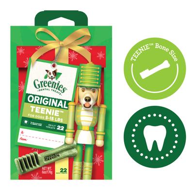Show full view: Greenies Original Natural Chicken Teenie Holiday Dental Dog Treats, 22 count slide 4 of 11
