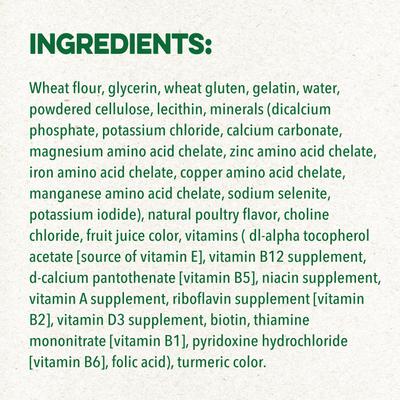 Show full view: Greenies Original Natural Chicken Teenie Holiday Dental Dog Treats, 22 count slide 8 of 11