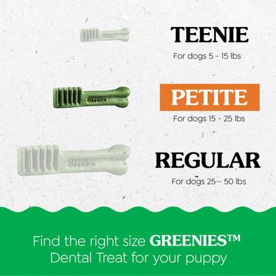 Show full view: Greenies Natural Petite Puppy Dental Dog Treats, 40 count slide 6 of 11