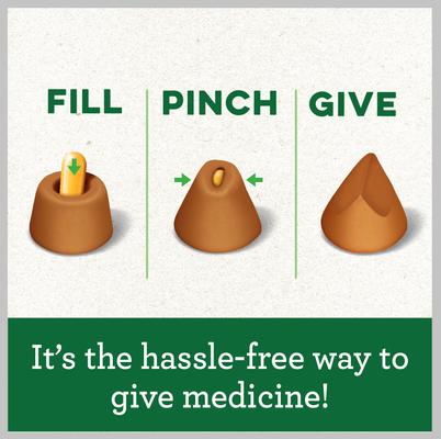 Show full view: Greenies Pill Pockets Canine Chicken Flavor Natural Dog Treats, 120 count bundle slide 6 of 11