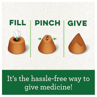 Show full view: Greenies Pill Pockets Canine Chicken Flavor Natural Dog Treats, Tablet Size, 60 count slide 7 of 10