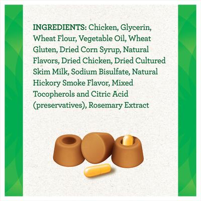 Show full view: Greenies Pill Pockets Canine Chicken Flavor + Real Peanut Butter Flavor Dog Treats slide 4 of 9