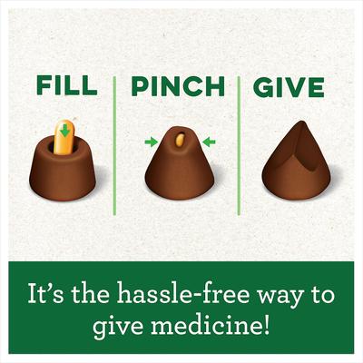 Show full view: Greenies Pill Pockets Canine Hickory Smoke Flavor Natural Dog Treats, Capsule Size, 180 count slide 7 of 11