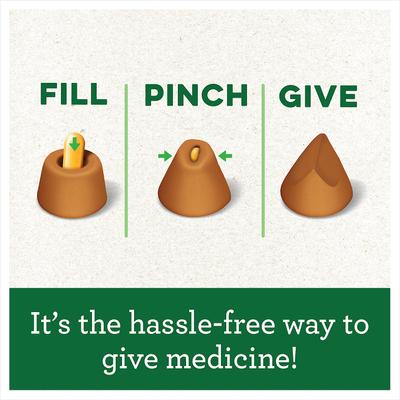 Show full view: Greenies Pill Pockets Canine Real Peanut Butter Flavor Natural Dog Treats, Capsule Size, 180 count slide 7 of 11