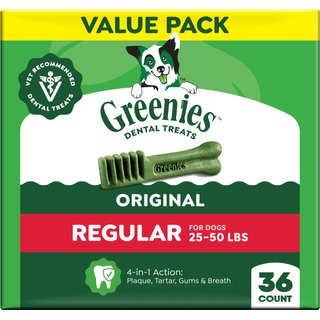Greenies Regular Natural Original Chicken Flavor Dental Dog Treats, 36 count slide 1 of 9