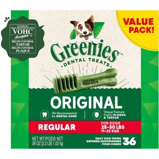 Greenies Regular Original Chicken Flavor Dental Dog Treats, 36 count slide 1 of 9