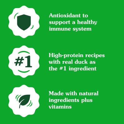 Show full view: Greenies Smart Topper Duck, Broccoli, Carrots & Barley Recipe Wet Dog Food Topper, 2-oz tray, case of 10 slide 5 of 12
