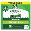 Greenies Teenie Natural Original Chicken Flavor Dental Dog Treats, 130 count