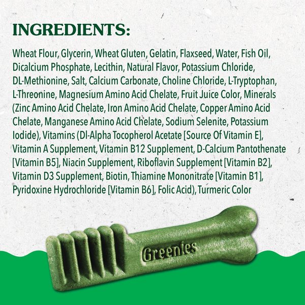 Show full view: Greenies Natural Teenie Puppy Dental Dog Treats, 43 count slide 7 of 11