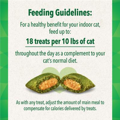 Show full view: GreeniesFeline Smartbites Healthy Indoor Chicken Flavor + Feline Healthy Indoor Tuna Flavor Cat Treats slide 9 of 10