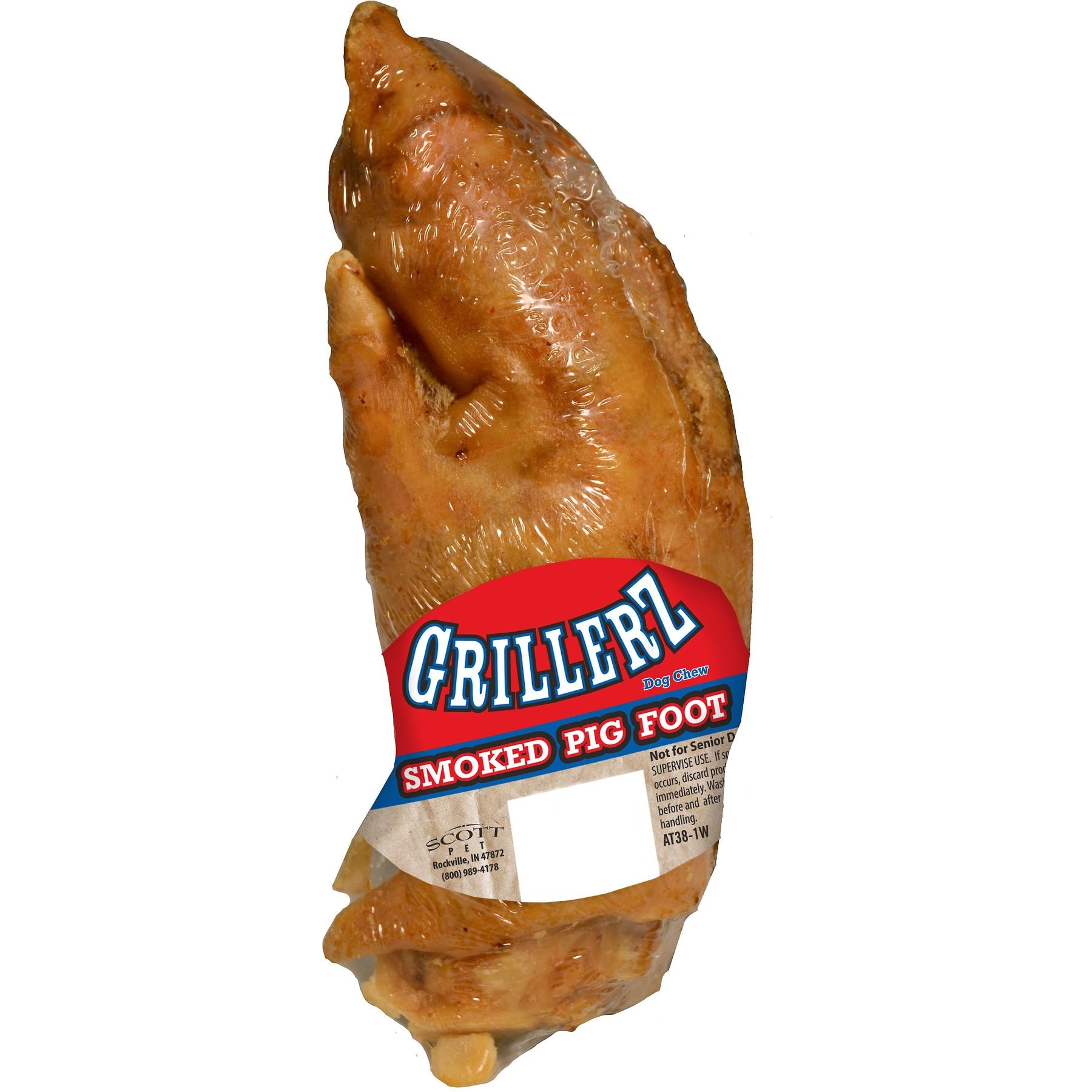 Grillerz Pig Foot Dog Treat, 1 count