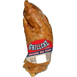 Grillerz Smoked Pig Foot Dog Treat