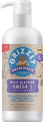 Grizzly Omega Health Omega-3's Dog Supplement, 16-fl oz bottle