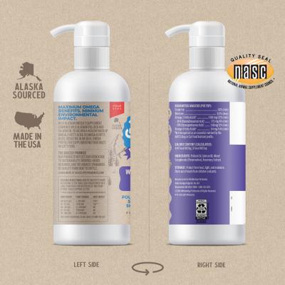 Show full view: Grizzly Omega Health Omega-3's Dog Supplement, 16-fl oz bottle slide 3 of 13