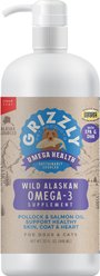 Grizzly Omega Health Omega-3's Dog Supplement, 32-fl oz bottle