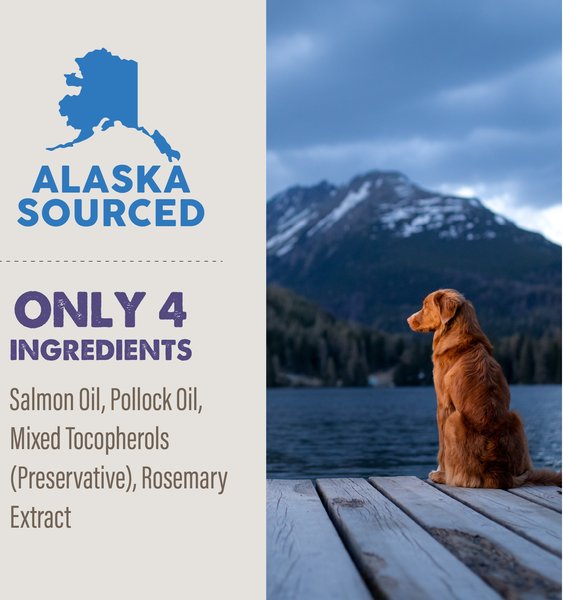 Show full view: Grizzly Omega Health Omega-3's Dog Supplement, 32-fl oz bottle slide 4 of 12