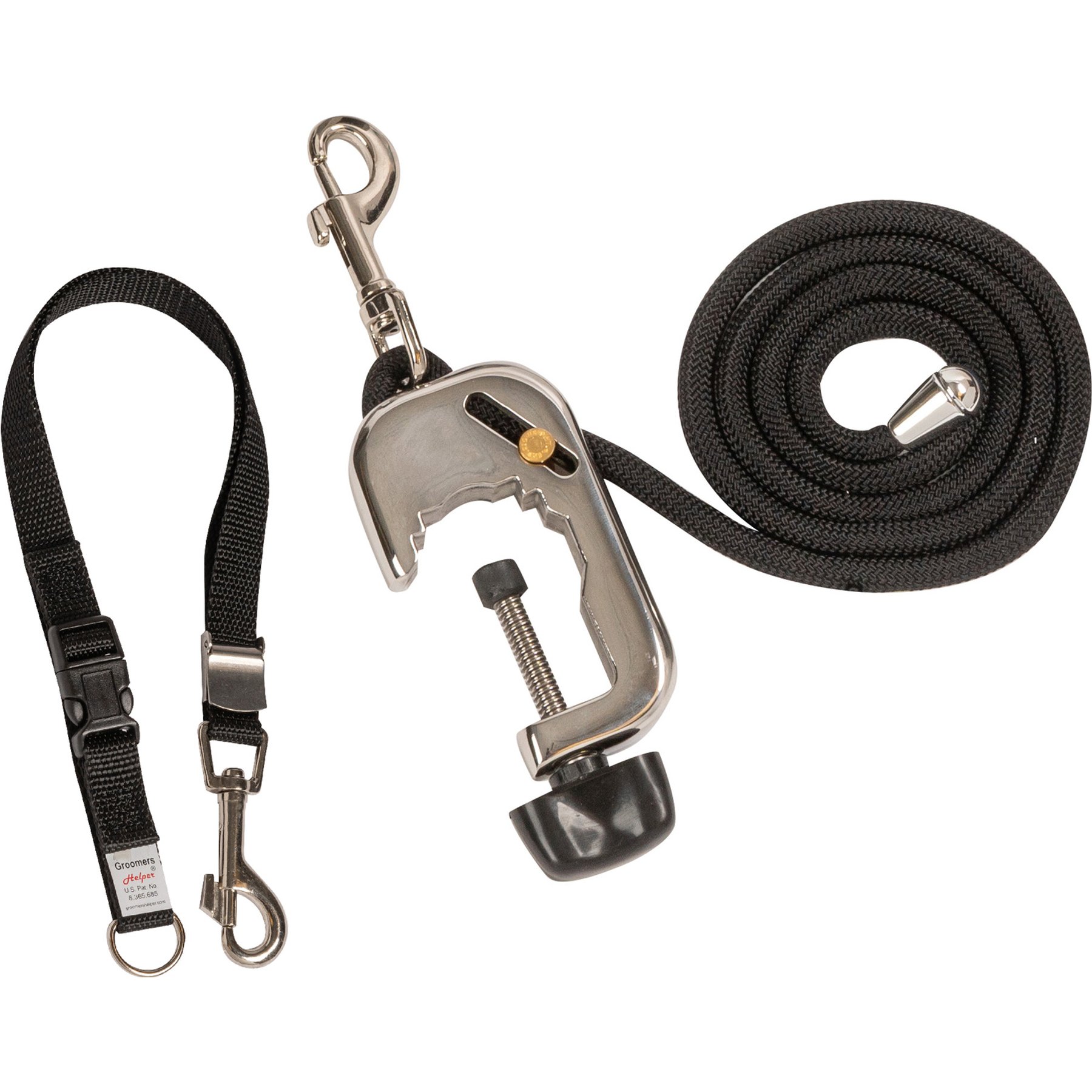 Groomers Helper Classic Starter Dog Grooming Kit, Black