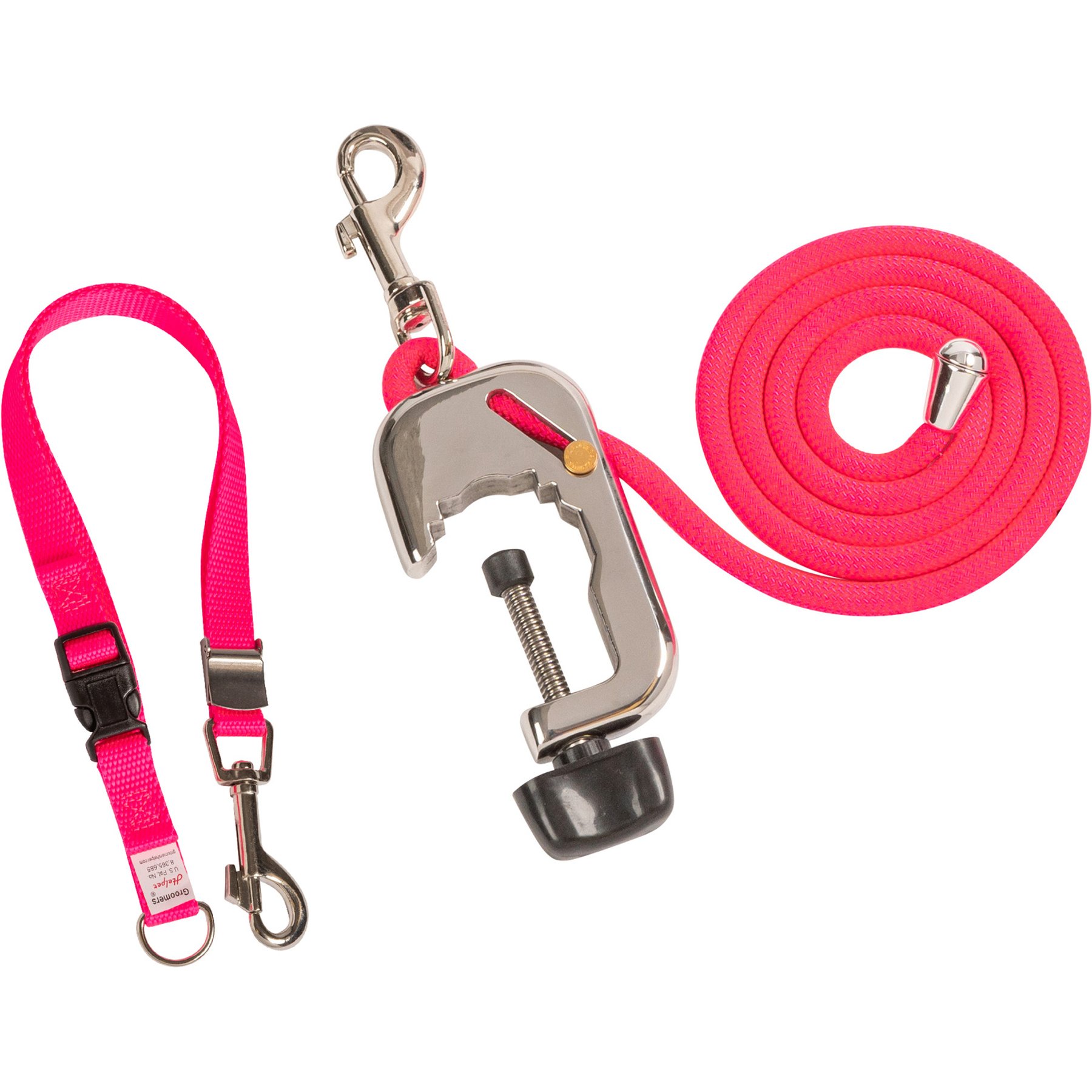 Groomers Helper Classic Starter Dog Grooming Kit, Pink