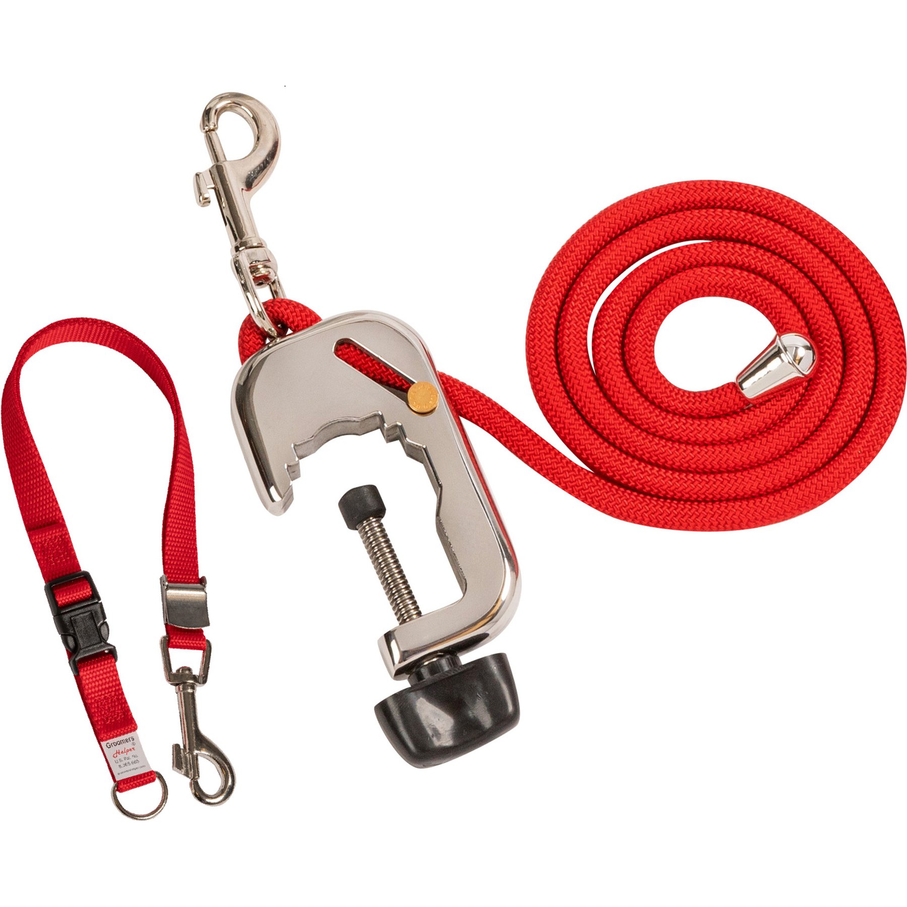 Groomers Helper Classic Starter Dog Grooming Kit, Red