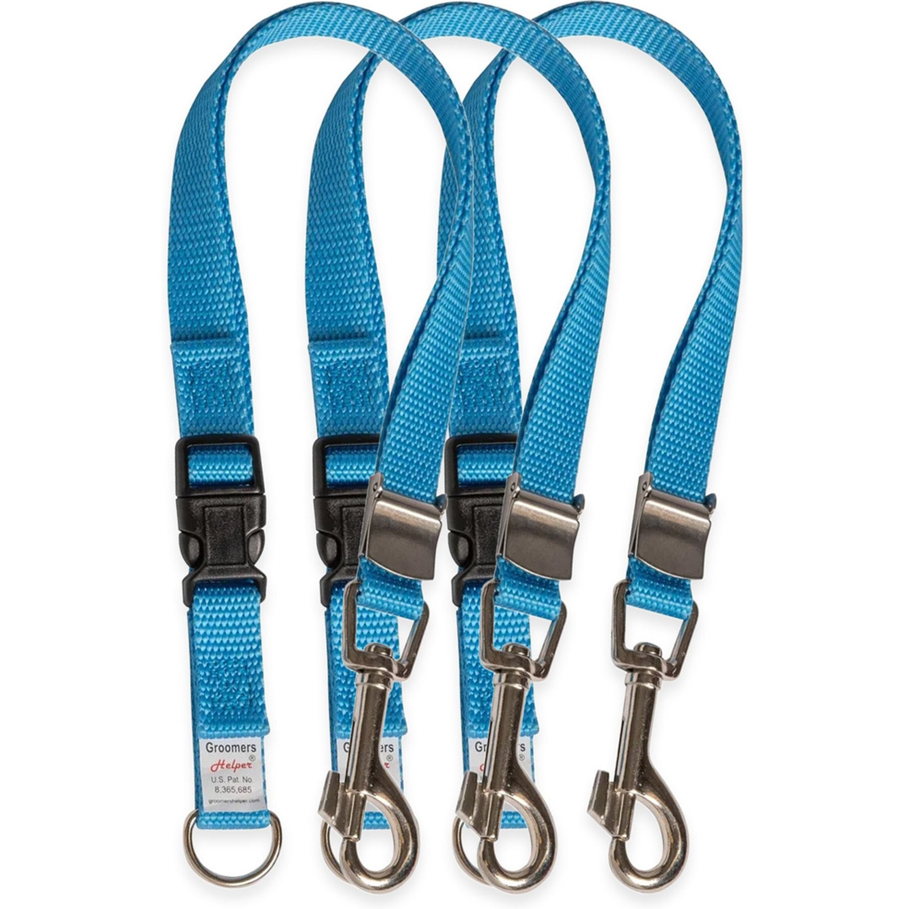 Groomers Helper Safety Loop Dog Grooming Harness, Blue, 5/8 x 21-in, 3 count
