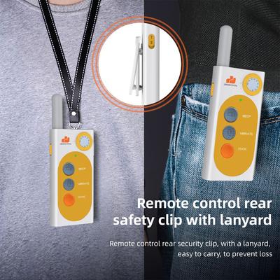 Show full view: GroovyPets 1100 Yard Range Voice Enabled Remote Training Shock Dog Bark Collar, White slide 7 of 11