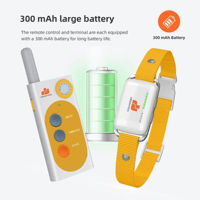 Show full view: GroovyPets 1100 Yard Range Voice Enabled Remote Training Shock Dog Bark Collar, White slide 8 of 11