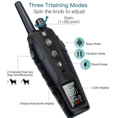 Show full view: GroovyPets 1100 Yard Remote Dog Training Collar, Black slide 5 of 9