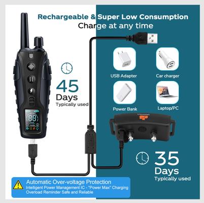 Show full view: GroovyPets 1100 Yard Remote Dog Training Collar, Black slide 7 of 9