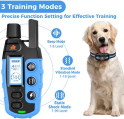 GroovyPets 1100 Yard Remote Dog Training Shock Collar, Black slide 2 of 7